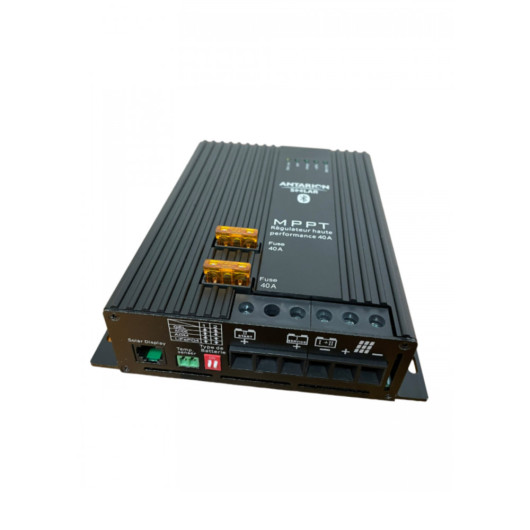 ANTARION régulateur solaire MPPT 40 A vue iso