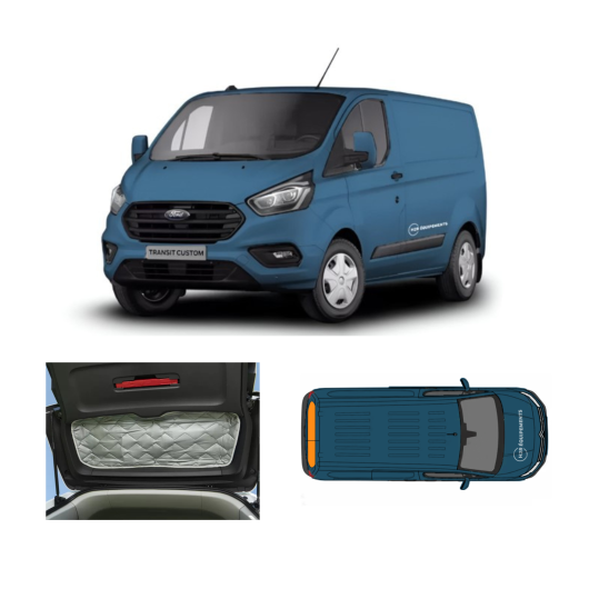 Kit de rideaux isolants - Transit Custom V710 - double porte arrière