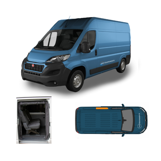Moustiquaire porte latérale Ducato X290 H2 - Équipement intérieur anti-insectes - conducteur