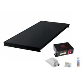 Kit panneau All Black PERC 190 W ANTARION - pack solaire 12 V pour camping-car et van panneau noir - complet