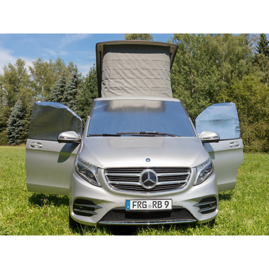 BRANDRUP Isolation thermique pare-brise Mercedes Class V - van aménagé - portes