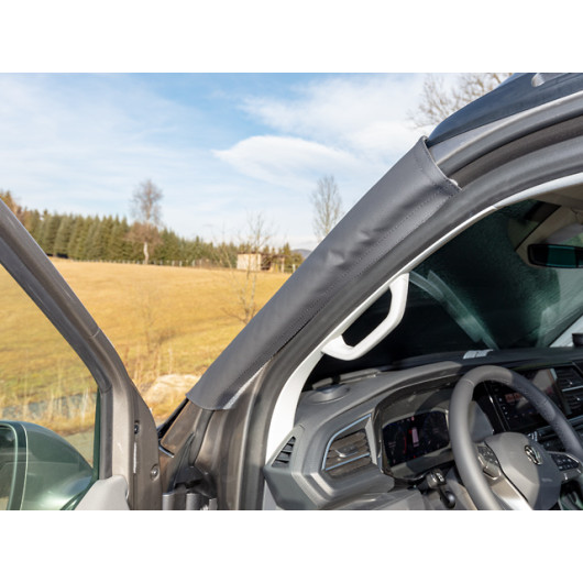 Rideau Isolite pare-brise Brandrup - volet thermique pour fourgon VW T4 - velcro