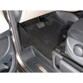 BRANDRUP Tapis avant cabine | Classe V Marco Polo / Horizon & Activity Tapis 3 pièces Mercedes Marco Polo FG0 - protection cabine conducteur van aménagé - ensemble