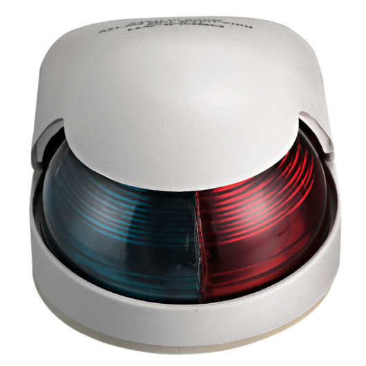 Feu de navigation en polycarbonate blanc Osculati | Feux de navigation | bicolore 225° rouge et vert