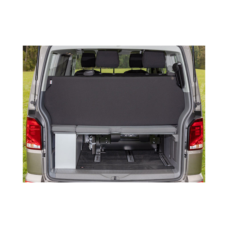 Lit pliant IXTEND Brandrup | couchage banquette VW T5/T6 Multivan ...