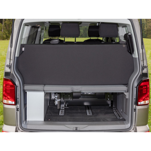 Lit pliant IXTEND Brandrup - couchage banquette VW T5/T6 Multivan & California Beach - confort