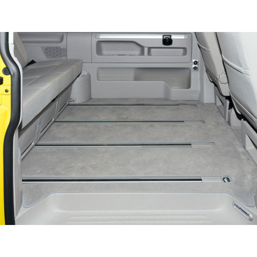 Tapis arrière VW T5 T6 T6.1 California Beach Brandrup -protection banquette 3 places - velours
