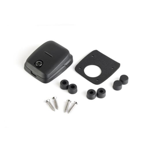 DS-HD6 Passe-câble double noir Scanstrut |Presse étoupe pour bateau ou camping-car | Kit joints d'étanchéité