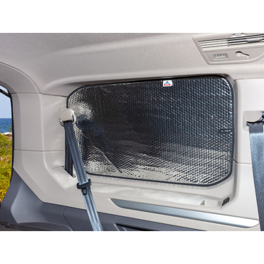 Rideau isolant intérieur VW T7 Multivan Brandrup - volet thermique van et fourgon - vitre arrière conducteur