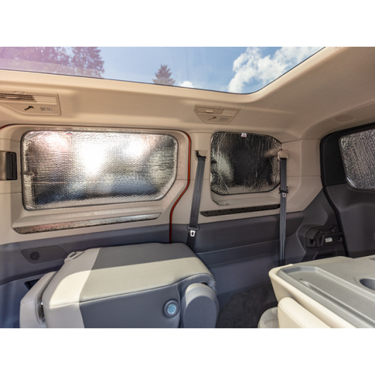 Rideau isolant intérieur VW T7 Multivan Brandrup - volet thermique van et fourgon - porte coulissante passager