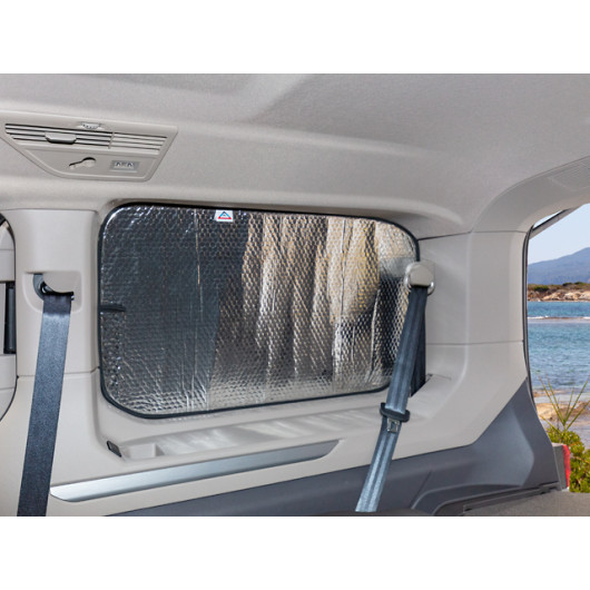 Rideau isolant intérieur VW T7 Multivan Brandrup - volet thermique van et fourgon - vitre arrière passager