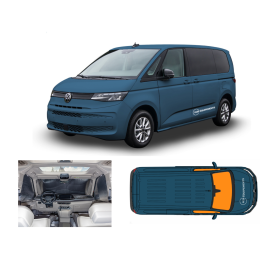 Rideau isolant intérieur VW T7 Multivan Brandrup - volet thermique van et fourgon - cabine