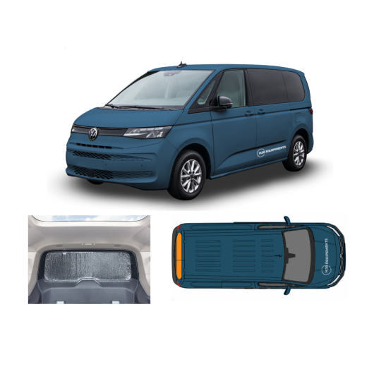 Rideau isolant intérieur VW T7 Multivan Brandrup - volet thermique van et fourgon - hayon