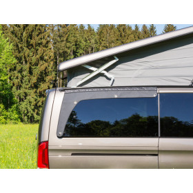 Airscreen Mercedes Marco Polo Brandrup - aération & protection pluie fenêtre arrière - côté passager