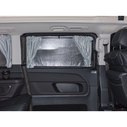 Rideaux isolants BRANDRUP pour vitres arrière latérales du Class V Marco Polo, Horizon & Activity - côté gauche