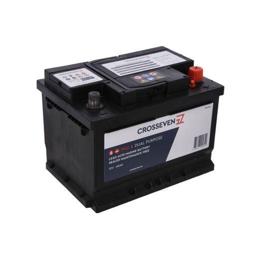 CROSSEVEN Batterie Pro calcium 60 Ah
