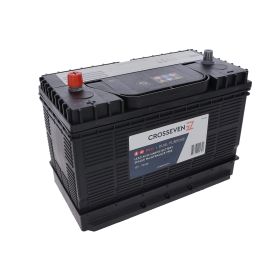 CROSSEVEN Batterie Pro calcium 105 Ah | Borne classique