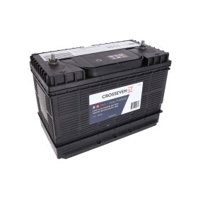 CROSSEVEN Batterie Pro calcium 105 Ah | Borne filetée