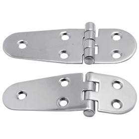 Grande charnière Trem acier inoxydable 109 x 38 mm | Charnière pour bateau & camping-car