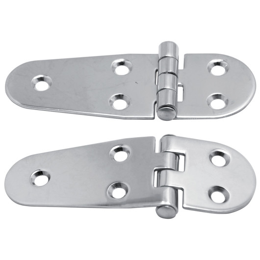 Grande charnière Trem acier inoxydable 109 x 38 mm | Charnière pour bateau & camping-car