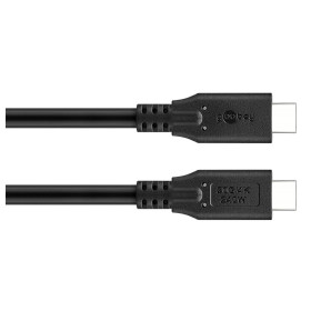 GOOBAY Câble de charge USB-C/C 4.0 240W |PD et QC4.0 : vu enroulé