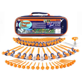 Kit de fixation Peggy Peg - 50 vis + sac | Pour tentes et auvents