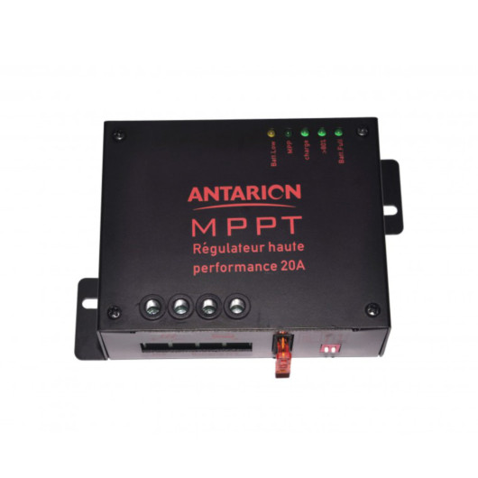 ANTARION Régulateur solaire MPPT 20 A face avant