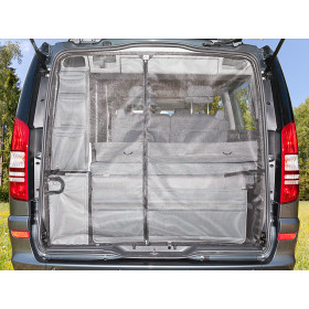 Moustiquaire hayon Viano Marco Polo Brandrup - protection anti-insectes van aménagé - fermée