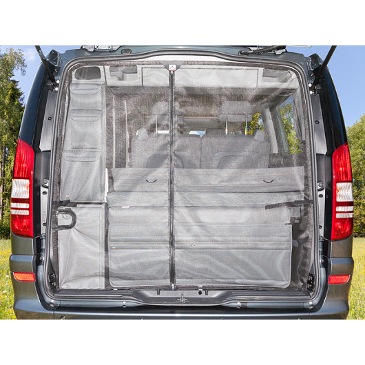 Moustiquaire hayon Viano Marco Polo Brandrup - protection anti-insectes van aménagé - fermée