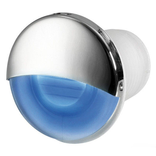 Spot LED encastrable Osculati - éclairage de courtoisie 12 V pour bateau & camping-car - bleu