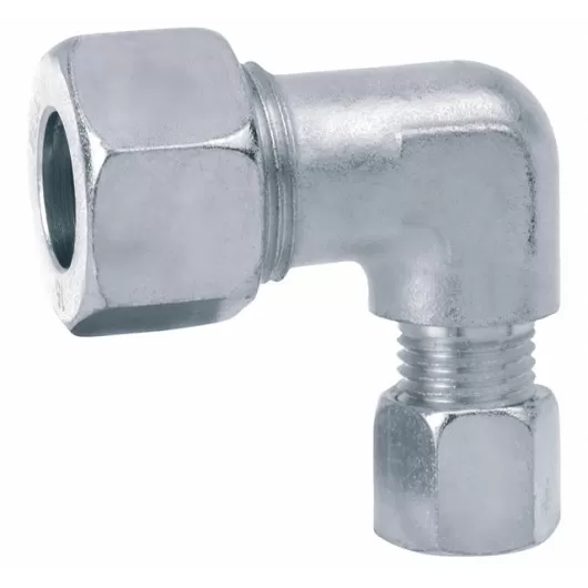 GOK Raccord bicône coudé RSV 10 vers RSV 8