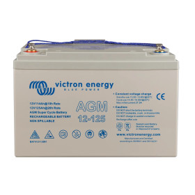 Victron Batterie AGM Super Cycle 12V 125Ah | Batterie de servitude pour camping-car, van et bateau