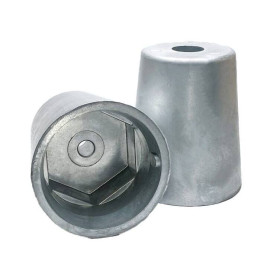 Anode en zinc Crosseven pour embout d'arbre hexagonal  | Anode, ligne d'arbre et gouvernail