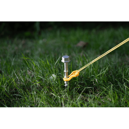 Alu-Camp HABA - piquet de tente aluminium à visser 31 cm pour tente et auvent - sol