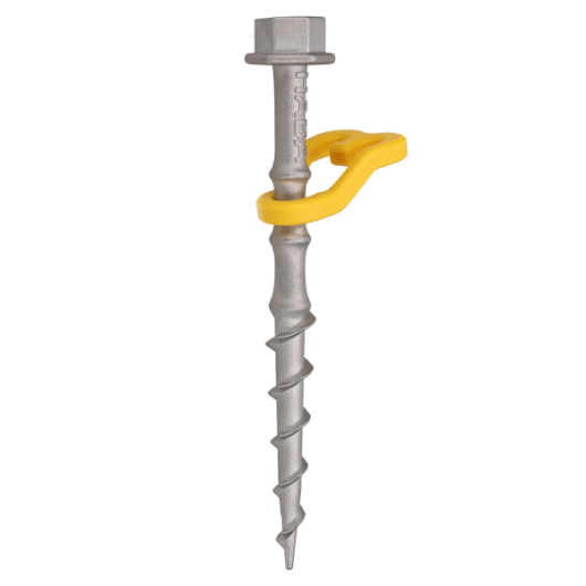 Alu-Camp HABA - piquet de tente aluminium à visser 15 cm pour tente et auvent - pratique