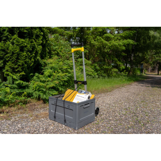 Chariot Alu-Carry 65 Haba - diable de transport pliable pour matériel de camping - compact