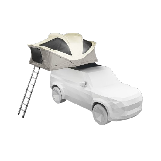 Tente de toit 2-3 personnes Approach M Thule - équipement outdoor pour citadine et SUV - gris pélican