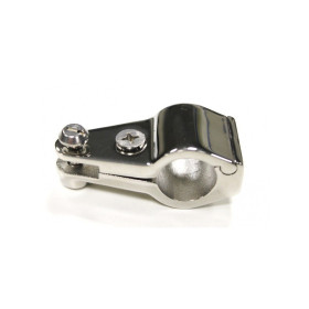 Collier ouvrant inox MATC pour fixation balcon 22 ou 25 mm | Accessoires bimini et taud de soleil