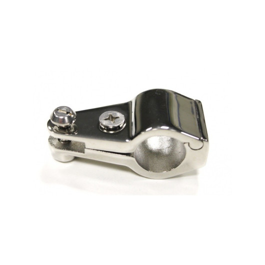 Collier ouvrant inox MATC pour fixation balcon 22 ou 25 mm | Accessoires bimini et taud de soleil