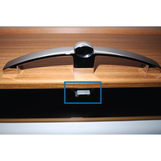 Serrure, verrou, loquet pour poignée à bouton poussoir Reimo  | meuble & placard bateau et camping-car