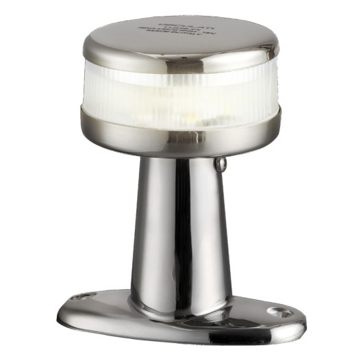 Feu de mouillage 360° Evoled Osculati | Feux de navigation LED pour voilier ou bateau moteur | finition chromée
