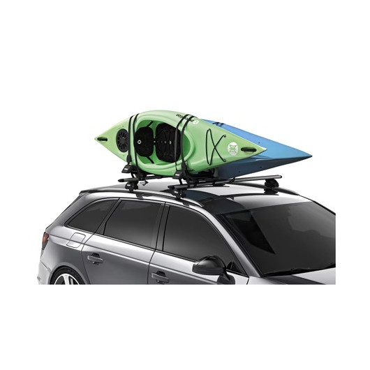 Porte-kayak en J Hull-a-Port XTR Thule - transport de 1 à 2 kayaks pour voiture & SUV - verrouillable