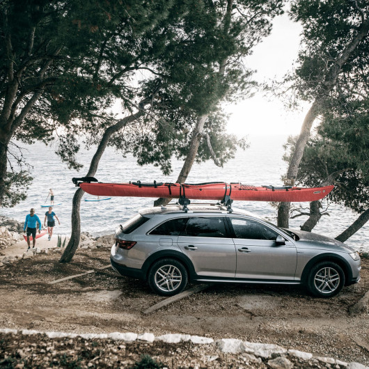 Porte-kayak horizontal DockGlide Thule - accessoire barres de toit voiture & SUV - plage
