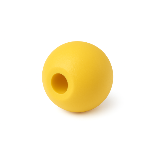 Boule Stopper nylon blanc OSCULATI - Equipement bateaux - jaune