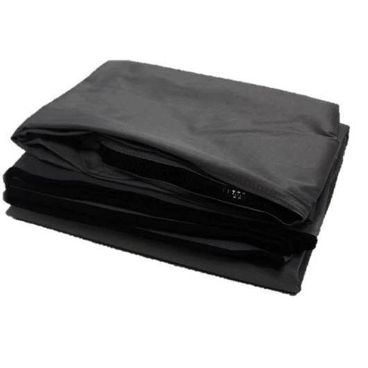Ensemble toile + housse pour bimini oxygene 4 arceaux MATC | Bimini top | H2R Equipements | Noir