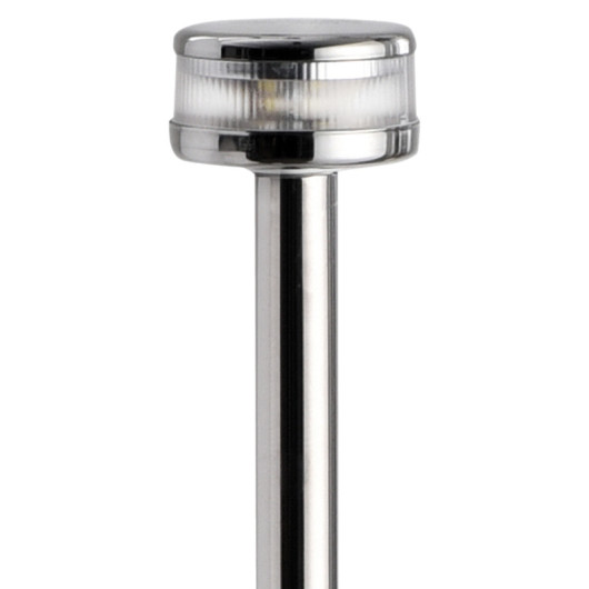 Hampe lumineuse avec feu à led 360° Evoled extractible Osculati | Feux de navigation | Feu mouillage | inox