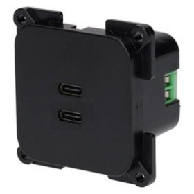 Prise double USB-C C-Line Haba - recharge rapide pour camping-car, van et fourgon