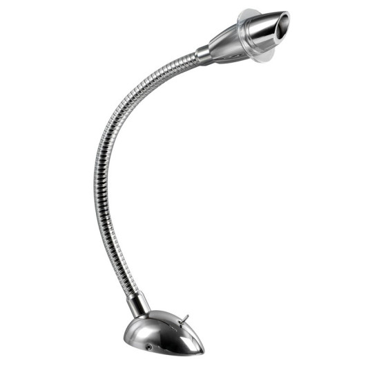 Lecteur de carte LED Osculati - éclairage 12/24 V inox pour bateau & camping-car - acier poli