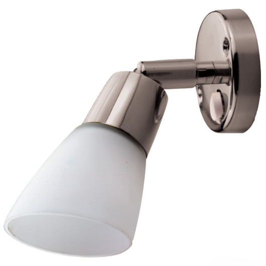 Liseuse LED inox Osculati - éclairage blanc chaud 12/24 V pour bateau et van - visuel