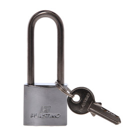 Cadenas inox Plastimo avec longue anse | Corps L30mm | Anse L47m | Cadenas | Vue de face
